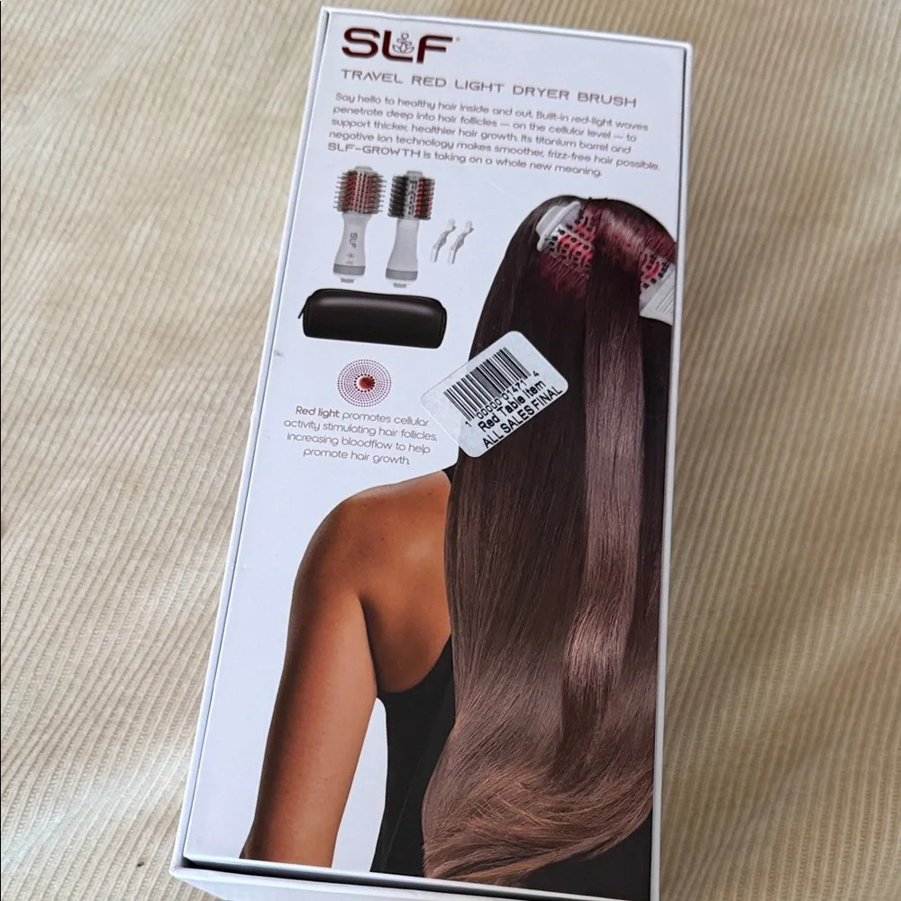 SLF Red Light Travel Dryer Hair Brush
